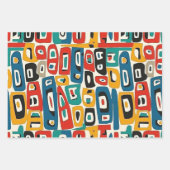 Colorful Geometric Shaptern Inpakpapier Vel (Voorkant 3)