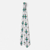 Colorful Geometric Southwestern Tribal Patroon Stropdas (Achterkant)
