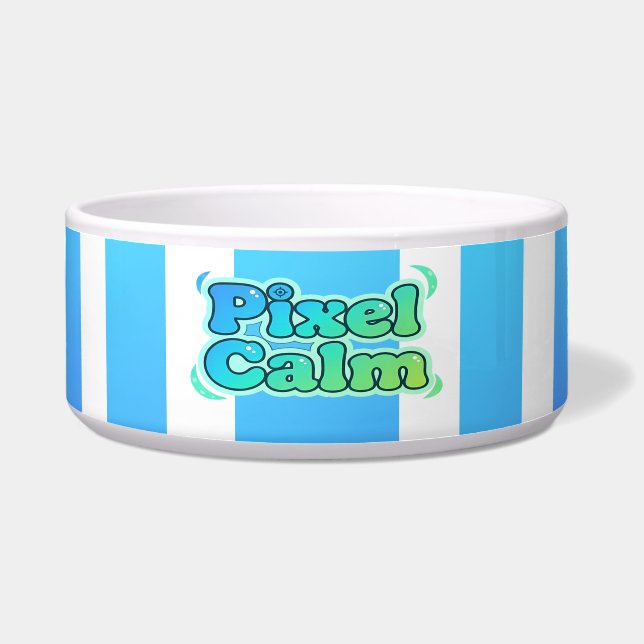 Colorful Geometric Spectrum Design Voerbakje (Voorkant)