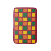 Colorful Geometric Squares Bath Mat (Voorkant Verticaal)