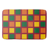 Colorful Geometric Squares Bath Mat (Voorkant)