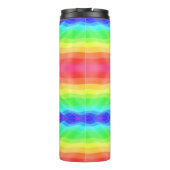 Colorful geometric travel mug with a rainbow thermosbeker (Achterkant)