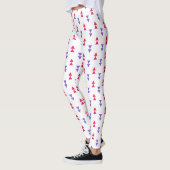 Colorful Geometric Triangle Patroon Leggings (Links)
