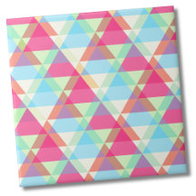 Colorful Geometric Triangle Patroon