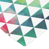 Colorful Geometric Triangles Modern Patroon Korte Tafelloper (Hoek)