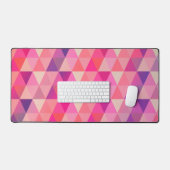 Colorful Geometric Triangles Patroon Bureaumat (Keyboard & Muis)