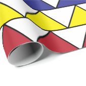 Colorful Geometric Triangles Patroon Cadeaupapier (Rol Hoek)