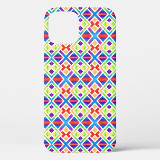 Colorful Geometric Tribal Patroon Case-Mate iPhone Case (Achterkant)