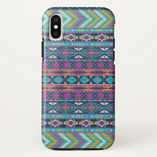 Colorful Geometric Tribal Patroon Case-Mate iPhone Case