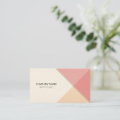Colorful Geometric Visitekaartje (Staand voorkant)