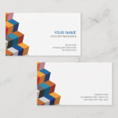 Colorful Geometric Visitekaartje (Voorkant / Achterkant)