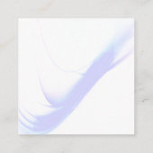 Colorful Geometric Wereldbol Vierkante Visitekaartje (Achterkant)