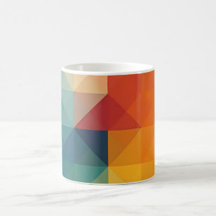 Colorful Geometry Koffiemok