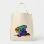 Colorful George Canvas tas (Voorkant)