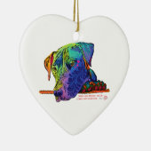 Colorful George Ornamet Keramisch Ornament (Rechts)