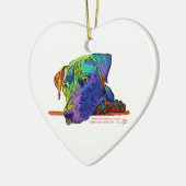 Colorful George Ornamet Keramisch Ornament (Links)
