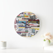 Colorful Gepersonaliseerd Athletic Sports Clock Grote Klok (Huis)