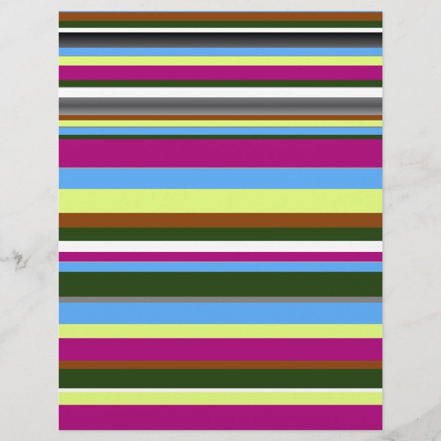 Colorful Gepersonaliseerd Designer Stripe (Voorkant)