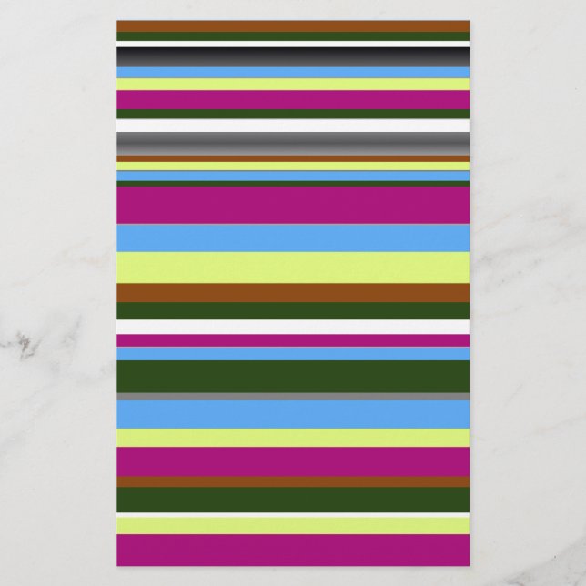 Colorful Gepersonaliseerd Designer Stripe (Voorkant)
