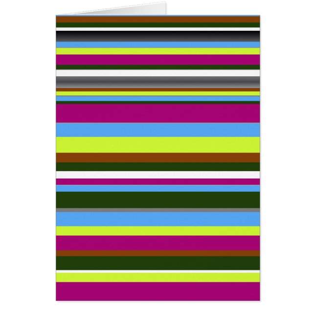 Colorful Gepersonaliseerd Designer Stripe (Voorkant)