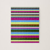 Colorful Gepersonaliseerd Designer Stripe Legpuzzel (Verticaal)