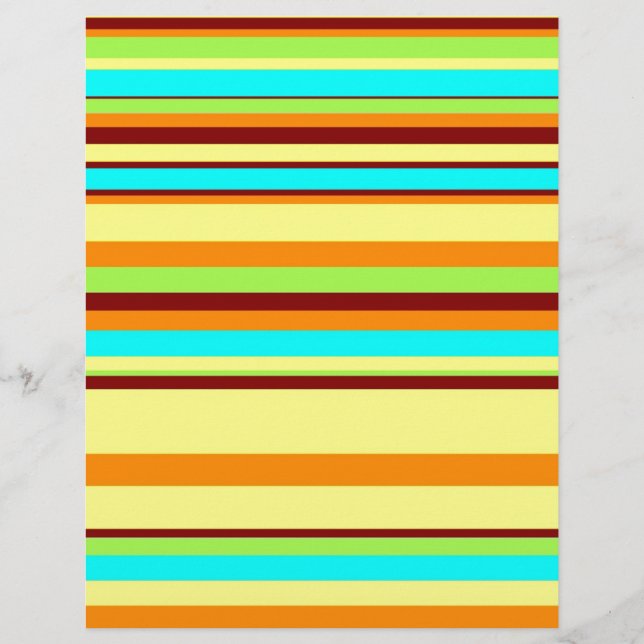 Colorful Gepersonaliseerd Designer Stripe Patroon (Voorkant)