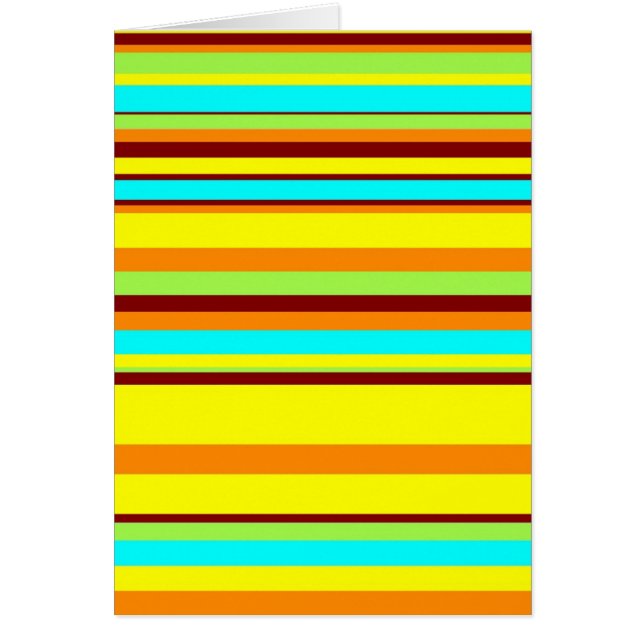 Colorful Gepersonaliseerd Designer Stripe Patroon (Voorkant)