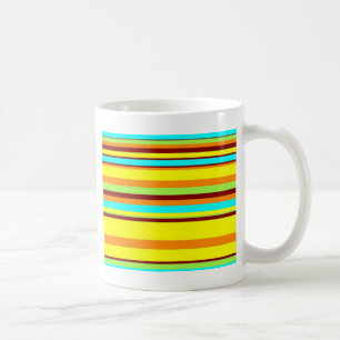 Colorful Gepersonaliseerd Designer Stripe Patroon Koffiemok