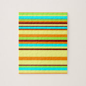 Colorful Gepersonaliseerd Designer Stripe Patroon Legpuzzel (Verticaal)