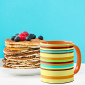 Colorful Gepersonaliseerd Designer Stripe Patroon Mok