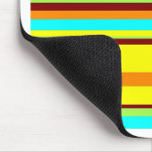Colorful Gepersonaliseerd Designer Stripe Patroon Muismat (Hoek)