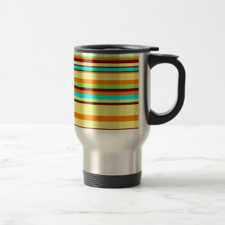 Colorful Gepersonaliseerd Designer Stripe Patroon Reisbeker