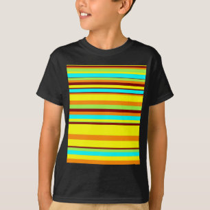 Colorful Gepersonaliseerd Designer Stripe Patroon T-shirt