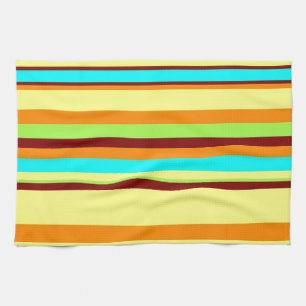 Colorful Gepersonaliseerd Designer Stripe Patroon Theedoek