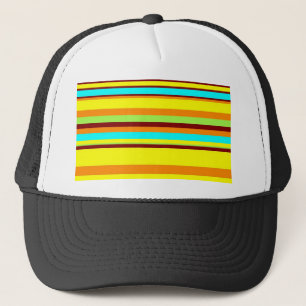 Colorful Gepersonaliseerd Designer Stripe Patroon Trucker Pet