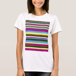 Colorful Gepersonaliseerd Designer Stripe T-shirt