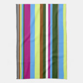 Colorful Gepersonaliseerd Designer Stripe Theedoek (Verticaal)