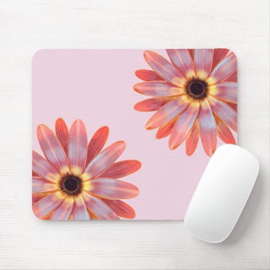 Colorful Gerbere Daisy Floral Muismat (Met muis)