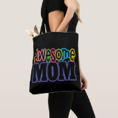 Colorful Geweldige mama Moederdag | Canvas tas (Dichtbij)