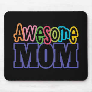 Colorful Geweldige mama Moederdag   Mousepad Muismat