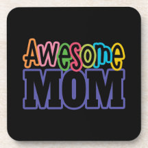 Colorful Geweldige mama Moederdag | ONDERZETTER