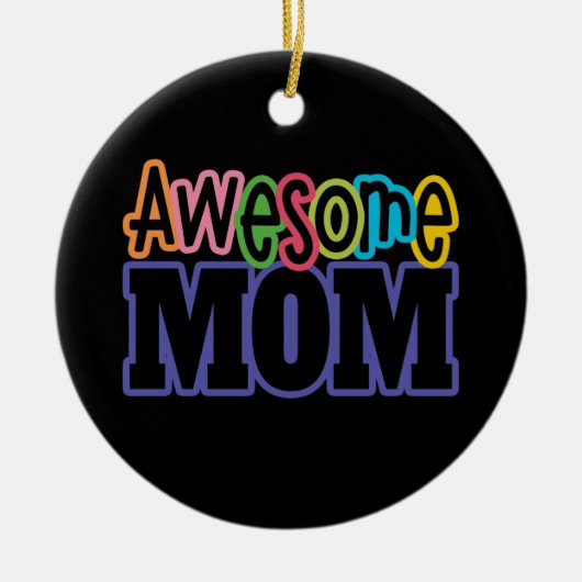 Colorful Geweldige mama Moederdag | ORNAMENT (Voorkant)