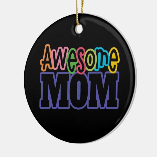 Colorful Geweldige mama Moederdag | ORNAMENT (Links)