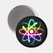 Colorful Ggloing Atomic Science Magneet (Voorkant / Achterkant)