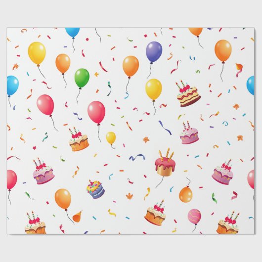Colorful Gift Wrapping Paper Cadeaupapier (Vlak)
