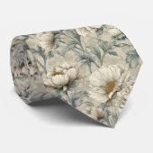 Colorful Gifts For Him Peonies Floral Stropdas (Opgerold)