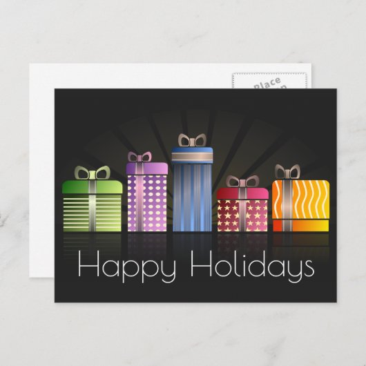 Colorful Gifts Prettige feestdagen (Voorkant / Achterkant)