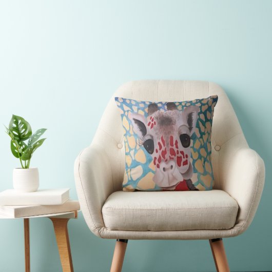 Colorful Giraffe Design Kussen (Stoel)