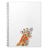 Colorful giraffe notitieboek (Voorkant)