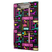 Colorful Girls Gymnastics Glossary Typografie Klembord (Links)